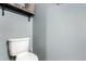 Cozy powder room featuring a standard toilet and wall decor at 7234 S Kellerman Way, Aurora, CO 80016