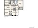 Floor plan of upper level with primary suite, loft, laundry, 3 bedrooms and 2 bathrooms at 7195 S Yantley Way, Aurora, CO 80016