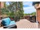 Outdoor deck featuring a full stainless steel kitchen and built in grill, perfect for entertaining at 8662 Kim Ct, Parker, CO 80134