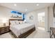 Serene main bedroom with a bed, recessed lighting, and an ensuite bathroom at 2922 W 26Th Ave # 4, Denver, CO 80211