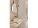 Stylish bathroom with a modern sink, marble countertop, and elegant lighting at 4322 Quivas St, Denver, CO 80211