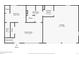 Floor plan showcasing layout of rooms including Gathering room, laundry, and garage at 11035 E Parker Rd, Parker, CO 80138