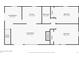 Floor plan showcasing layout of rooms including living room, kitchen, bedrooms, and bathrooms at 11035 E Parker Rd, Parker, CO 80138