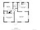 Detailed floor plan showcasing layout of rooms including bedroom, kitchen, living room, and bath at 2570 Jay St, Edgewater, CO 80214