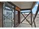 Enclosed elevator entry with brick and steel beams, providing access to the upper floors at 2715 Blake St # 304, Denver, CO 80205