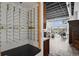 Stylish bar with wine racks and access to the living room with great views of the landscape at 2715 Blake St # 304, Denver, CO 80205