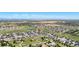 Overhead aerial view of a home nestled in a neighborhood close to open spaces and recreational areas at 15920 Buffalo Run Dr, Commerce City, CO 80022