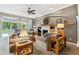 Cozy living room with a fireplace and comfortable seating at 3145 Stevens Cir, Erie, CO 80516