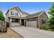 Attractive two-story home featuring stone accents and a convenient attached two-car garage at 8071 Tabor St, Arvada, CO 80005
