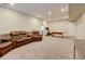Relaxing living room with comfortable seating, a TV, and recessed ceiling lights at 8071 Tabor St, Arvada, CO 80005