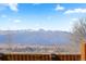 A beautiful view of the mountains can be seen from the property at 1931 Marlowe W Cir, Erie, CO 80516