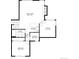 Floor plan highlighting the Gathering room, office, laundry, bedroom, and bathroom layout at 24 Spyglass Dr, Littleton, CO 80123