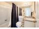 Compact bathroom with a shower-tub combo, and vanity at 919 S Dawson Way # 17, Aurora, CO 80012