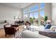 Bright living room with floor-to-ceiling windows and comfortable seating at 3480 E 31St Ave, Denver, CO 80205