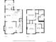 Detailed floor plan showcasing layout of the home including all rooms and dimensions on both floors at 3424 W 31St Ave, Denver, CO 80211