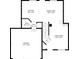Layout rendering showing kitchen, dining area, bath, hall, garage and living room at 5441 Lynx St, Frederick, CO 80504