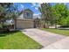 Charming two-story home with a well-maintained lawn, inviting front porch, and attached two-car garage at 5441 Lynx St, Frederick, CO 80504