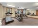 Well-equipped gym featuring modern exercise equipment and a mirrored wall at 50 Mountain Thunder Dr # 1212, Breckenridge, CO 80424