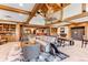 Inviting lounge area featuring comfortable seating, wood accents, and stylish decor at 50 Mountain Thunder Dr # 1212, Breckenridge, CO 80424
