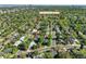 This aerial view shows the location of the property relative to Dinosaur Park & McWilliams Park at 2774 S Milwaukee St, Denver, CO 80210