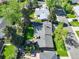 Aerial view of home, backyard, and patio at 2774 S Milwaukee St, Denver, CO 80210