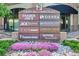 Sign for Cherry Hills Marketplace featuring a list of popular stores and dining options for shoppers at 2300 Crabtree Dr, Centennial, CO 80121