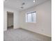 Finished basement includes neutral walls, carpet, recessed lighting, and a window at 13634 Monroe St, Thornton, CO 80602