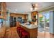 Well-equipped kitchen with stainless steel appliances, granite countertops, and a center island at 22379 E Dorado Ave, Aurora, CO 80015