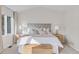 Serene main bedroom with a vaulted ceiling and a light and airy atmosphere at 31699 Southern Hills Pl, Evergreen, CO 80439