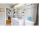Bathroom featuring stylish vanity and new fixtures at 1852 S Forest St, Denver, CO 80222