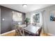 Elegant dining room with contemporary decor, perfect for entertaining and Gathering meals at 1852 S Forest St, Denver, CO 80222