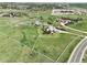 Here is an aerial photograph of the entire property, home, and surrounding acreage at 595 W Oak Hill Ln, Castle Rock, CO 80108
