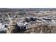 Community aerial view, highlighting building exteriors and surrounding neighborhood at 20 Wilcox St # 203, Castle Rock, CO 80104
