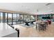 Community room featuring a pool table, bar, lounge chairs, and lots of gathering space at 20 Wilcox St # 203, Castle Rock, CO 80104