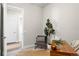 This office features a modern desk with plants and a decorative rug at 20 Wilcox St # 203, Castle Rock, CO 80104