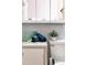 A bathroom with a glass vessel sink, modern vanity, and decor at 2358 N Ogden St # B, Denver, CO 80205
