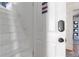 Hallway featuring a staircase and doorway to additional living space at 2358 N Ogden St # B, Denver, CO 80205
