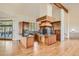 Well-equipped kitchen featuring custom cabinetry, granite countertops, and an open layout perfect for entertaining at 30671 Bearcat Trl, Conifer, CO 80433