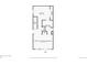 A well-designed first-floor plan showing an office, bathroom, bedroom, closets, and stairs for easy navigation at 1895 York St, Denver, CO 80206