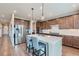 Modern kitchen with stainless steel appliances and an island at 1489 W 171St Pl, Broomfield, CO 80023