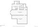 Unfinished basement floor plan, featuring a laundry room, bathroom, and ample storage space at 1453 Vine St, Denver, CO 80206