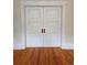 Ornate white doors and hardwood floors add classic style and charm to this home at 1453 Vine St, Denver, CO 80206