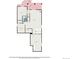 Floor plan displaying the basement layout with Gathering room, exercise area, storage and patio access at 9055 Swan River St, Littleton, CO 80125