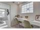 Bright office with a built in desk perfect for any work from home lifestyle at 1176 Sugarloaf Ln, Erie, CO 80516