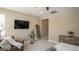 Bedroom with large mirror and comfortable seating at 6922 Copper Sky Cir, Castle Pines, CO 80108