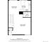 Floor plan displaying the layout of the main level, including the living room, dining area, kitchen, and bath at 4262 E Maplewood Way, Centennial, CO 80121