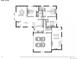 Detailed main floorplan showcasing the layout of the home, including the kitchen, living room, and bedrooms at 6987 E Wyoming Pl, Denver, CO 80224