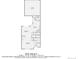 First floor floorplan showcasing the layout of the garage, kitchen, dining area, and living room at 112 W Sterne Pkwy, Littleton, CO 80120