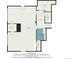 A detailed floor plan illustrating the layout of the basement, including room dimensions at 7077 Ammons St, Arvada, CO 80004