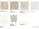 Display of flooring, countertops, backsplash and cabinet samples for the house at 8836 Whiteclover St, Littleton, CO 80125